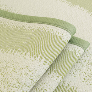 Striped Non-Slip Cooling Couch Cover, Summer Couch Pads for Seat Back Armrest