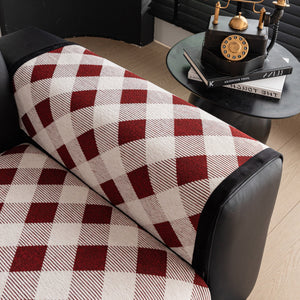 Non-Slip Chenille Sofa Slipcover Modern Geometric Sofa Protector Fits Most Sofas