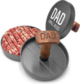 Grilling-Gift-for-Dad,-Non-Stick-Hamburger-Press-Patty-Maker,-Aluminum-BBQ-Burger-Mold-“Dad-Grill-Boss”-for-Fathers-Day/Birthday-Boxed-