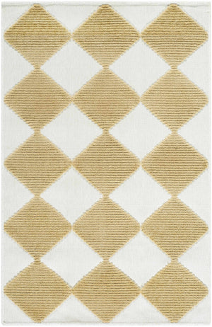 Bosley White Washable Area Rug