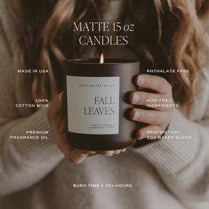 Gingerbread and Spice Soy Candle - Brown Matte Jar - 15 oz