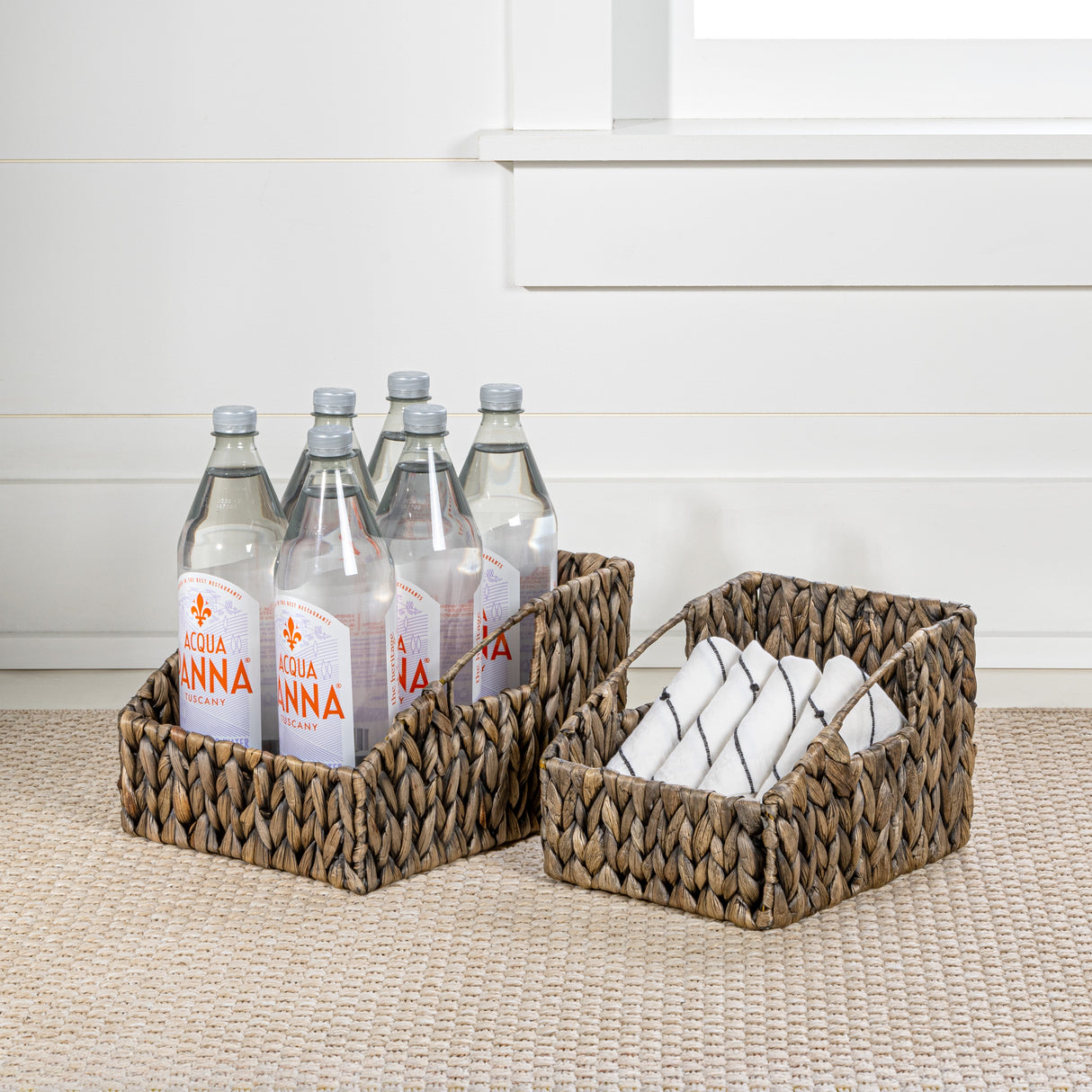 Havanah-Southwestern-Handwoven-Hyacinth-Slanted-Pantry-Baskets-with-Handles-(Set-of-2)-Decorative-Baskets-&-Storage