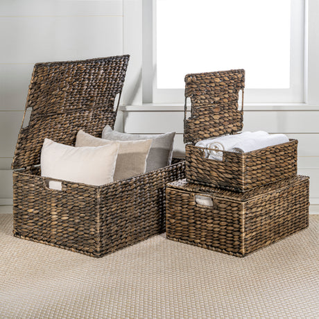 Brooks-Classic-Farmhouse-Woven-Hyacinth-Rectangular-Storage-Baskets-with-Lids-and-Handles-(Set-of-3)-Decorative-Baskets-&-Storage