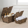 Wilder-Classic-Farmhouse-Woven-Hyacinth-Rectangular-Storage-Baskets-with-Lids-and-Handles-(Set-of-2)-Decorative-Baskets-&-Storage