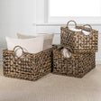 Quinn-Bohemian-Cottage-Woven-Hyacinth-Rectangular-Storage-Baskets-with-Handles-(Set-of-3)-Decorative-Baskets-&-Storage