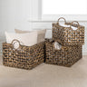 Quinn-Bohemian-Cottage-Woven-Hyacinth-Rectangular-Storage-Baskets-with-Handles-(Set-of-3)-Decorative-Baskets-&-Storage