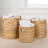 Avery-Bohemian-Cottage-Handwoven-Hyacinth-Cylinder-Nesting-Baskets-with-Handles-(Set-of-3)-Decorative-Baskets-&-Storage