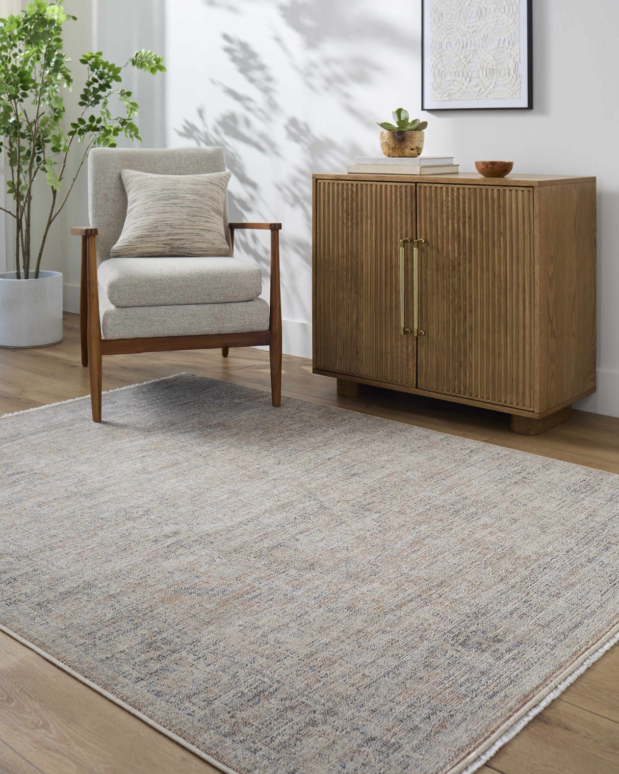 Galey Alix Maria Elena III Ivory Vintage Rug