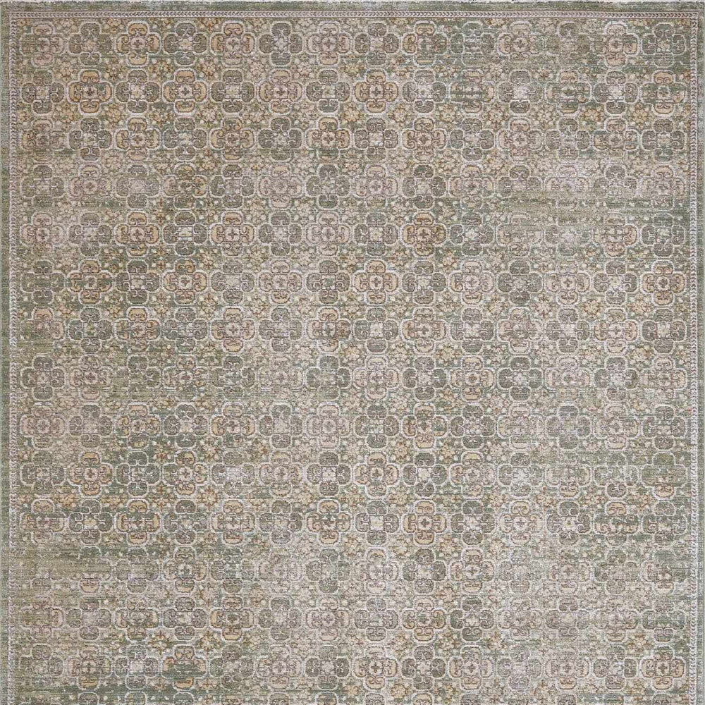 Galey Alix x Livabliss Vintage Oriental Boho Olive Myrtle Avenue II Area Rug