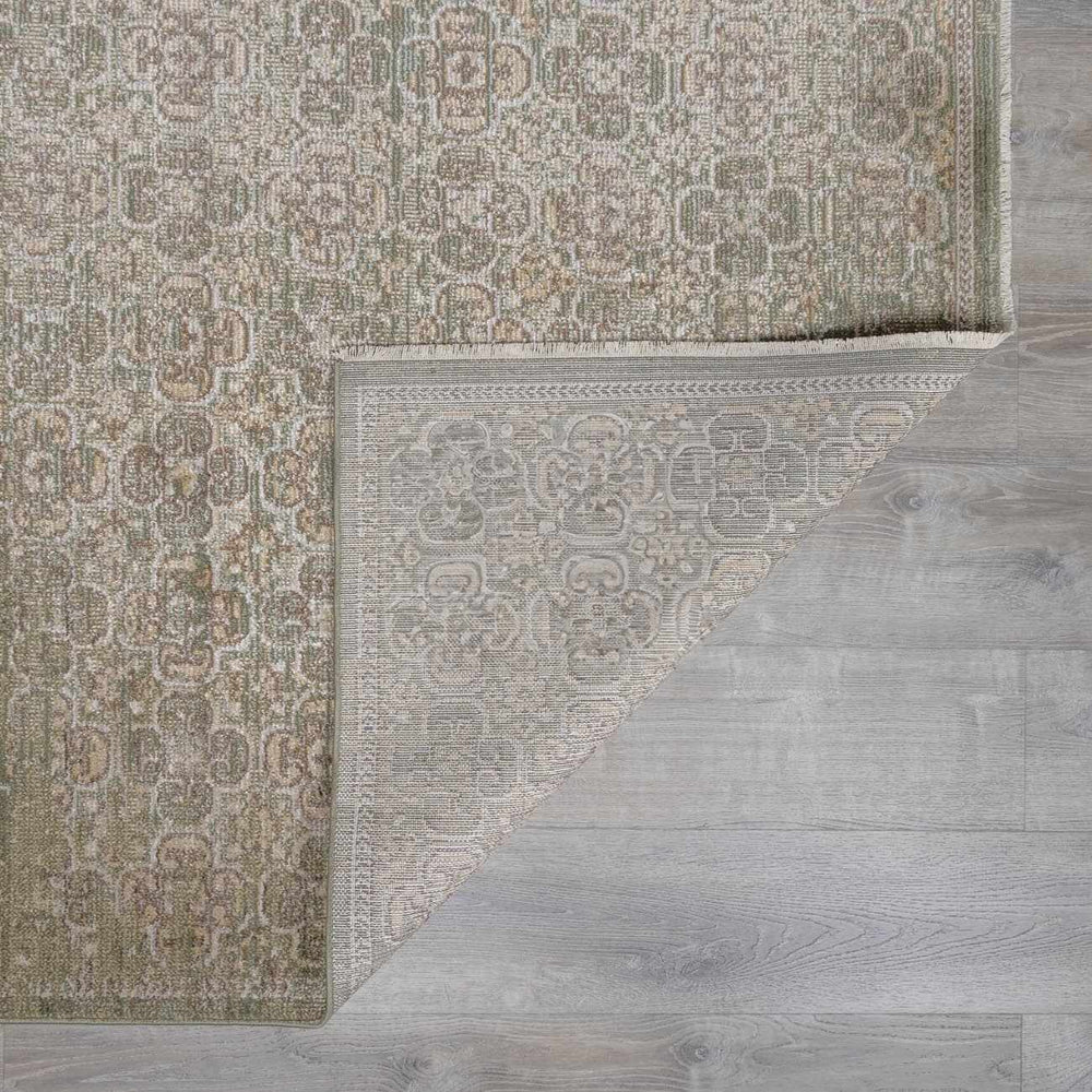 Galey Alix x Livabliss Vintage Oriental Boho Olive Myrtle Avenue II Area Rug