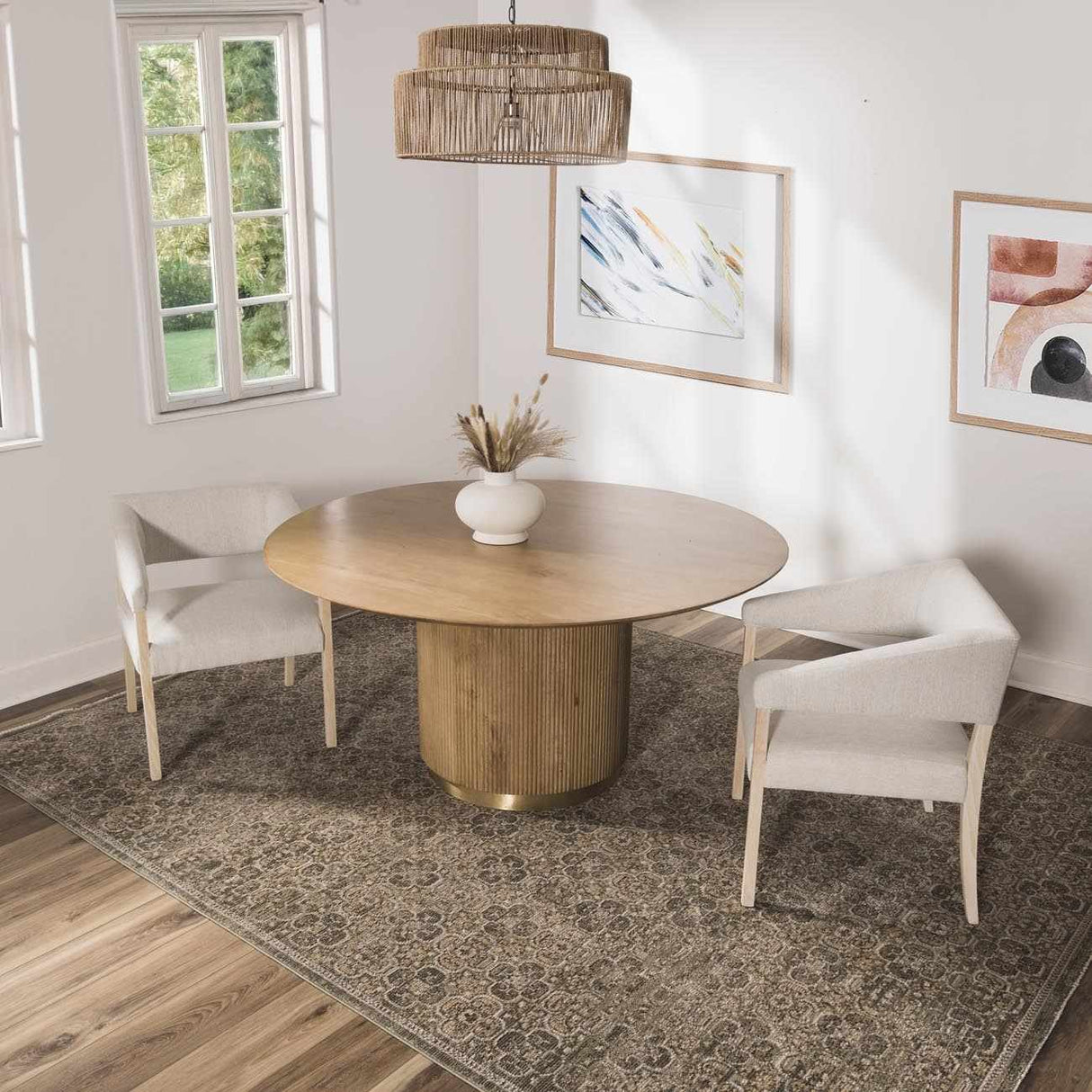 Galey Alix x Livabliss Vintage Oriental Boho Olive Myrtle Avenue II Area Rug
