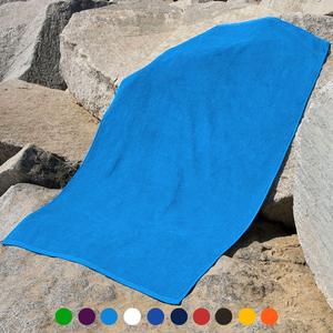Jewel Collection Beach Towel: 100% Cotton Velour (0.83lb)