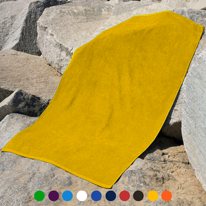 Jewel Collection Beach Towel: 100% Cotton Velour (0.83lb)