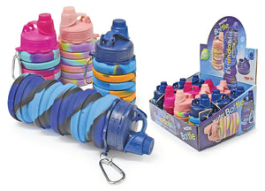 2-Pack Collapsible Hydration Water Bottles