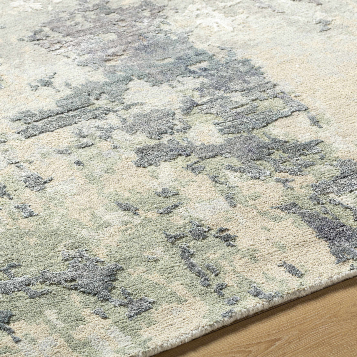 Bued Handmade Wool-Blend Rug - Clearance