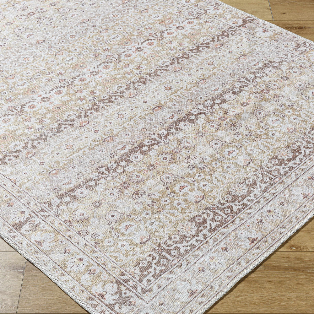 Bienna Vintage Flat Pile Washable Rug