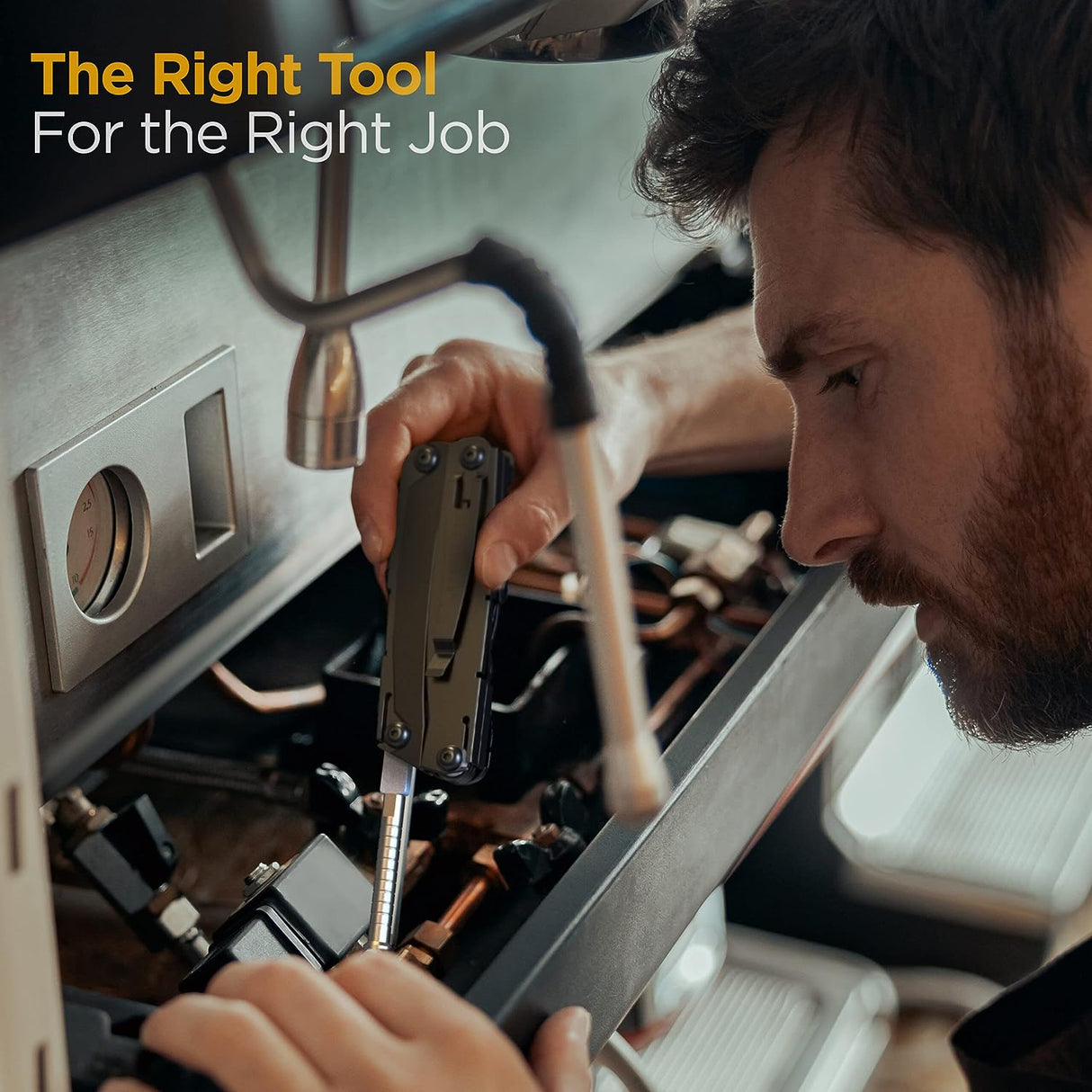 Multi-tool Bit Driver Extender - Compatible with Leatherman Skeletool/Surge/MUT/Wave Plus and Signal Bits set, Multitool Kit add-on accessory (420 Stainless Steel)