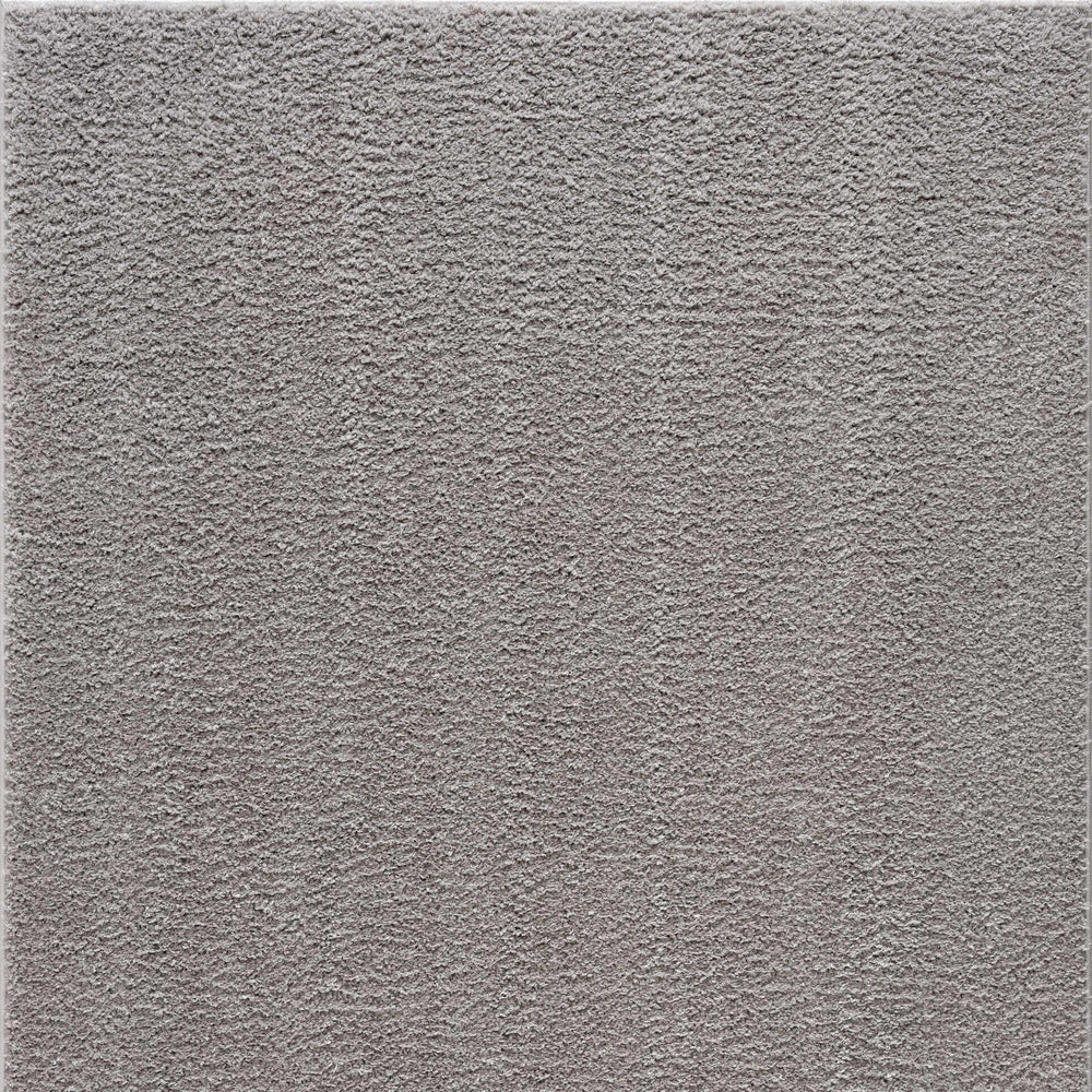 Judy Solid Gray Washable Shag Rug
