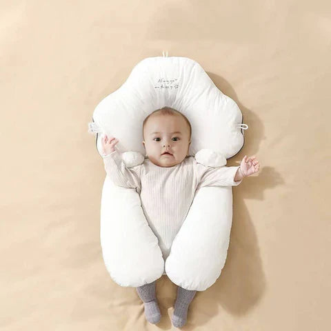 Baby Anti Flat Head Pillow Organic Cotton Infant Sleeping Support Cushion