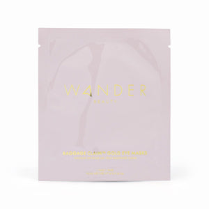 WANDER BEAUTY Baggage Claim Gold Eye Masks 6 Pairs - Imperfect Box