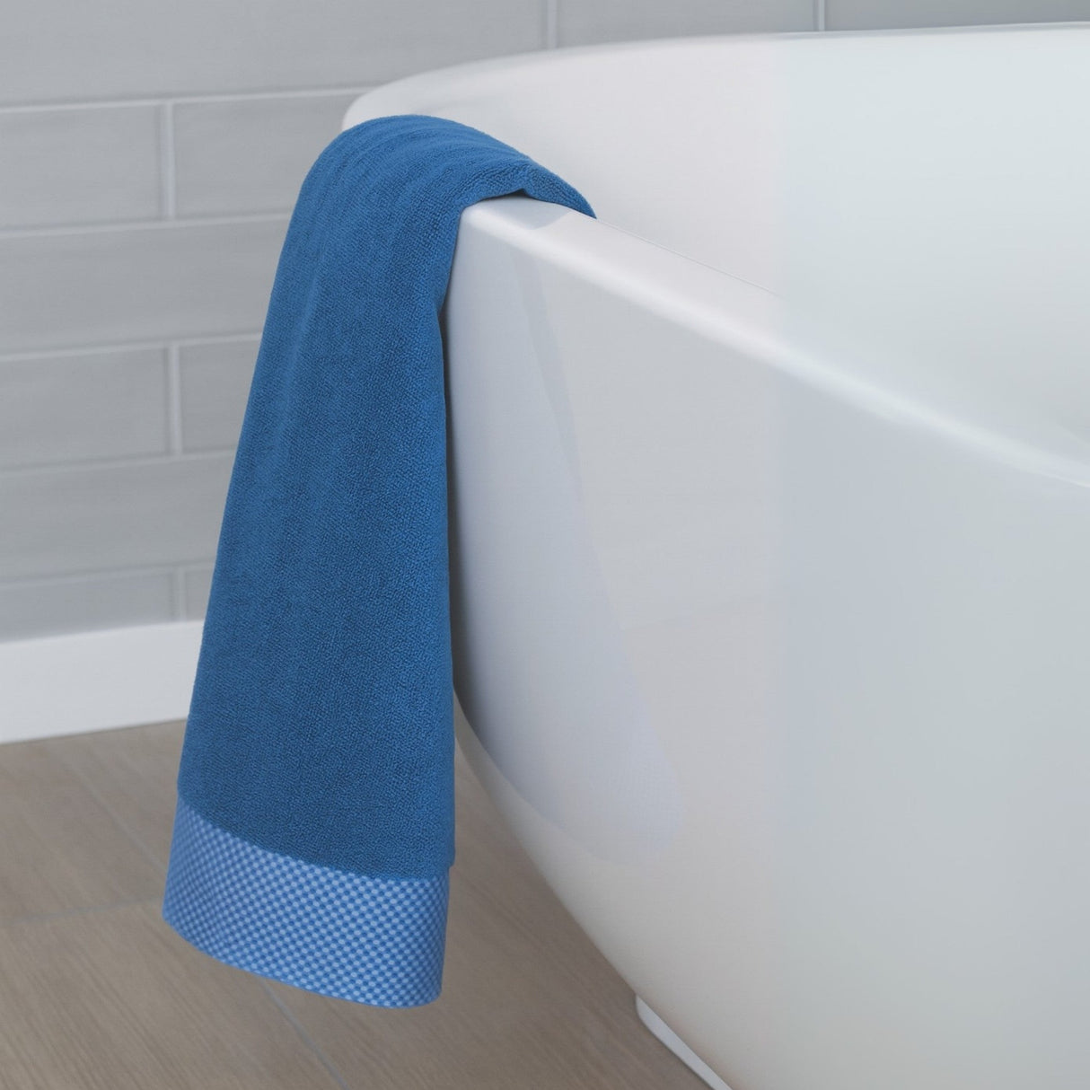 Bamboo Cotton Bath Towel - Viscose from Bamboo + Cotton - Indigo