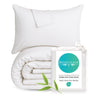 Bamboo Duvet Cover Set - 100% Viscose from Bamboo - 3pc - White by BedVoyage
