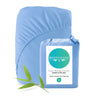 Bamboo Fitted Sheet - 100% Viscose from Bamboo - Ocean by BedVoyage