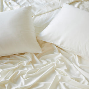 Bamboo Pillowcases - 100% Viscose from Bamboo - Standard - Ivory