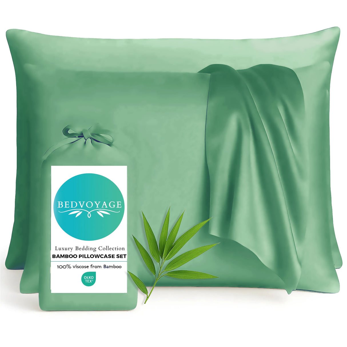 Bamboo Pillowcases - 100% Viscose from Bamboo – Seaglass