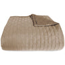 Bamboo Quilted Coverlet - 100% Viscose from Bamboo - Champagne by BedVoyage