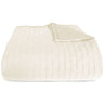 Bamboo Quilted Coverlet - 100% Viscose from Bamboo - Ivory