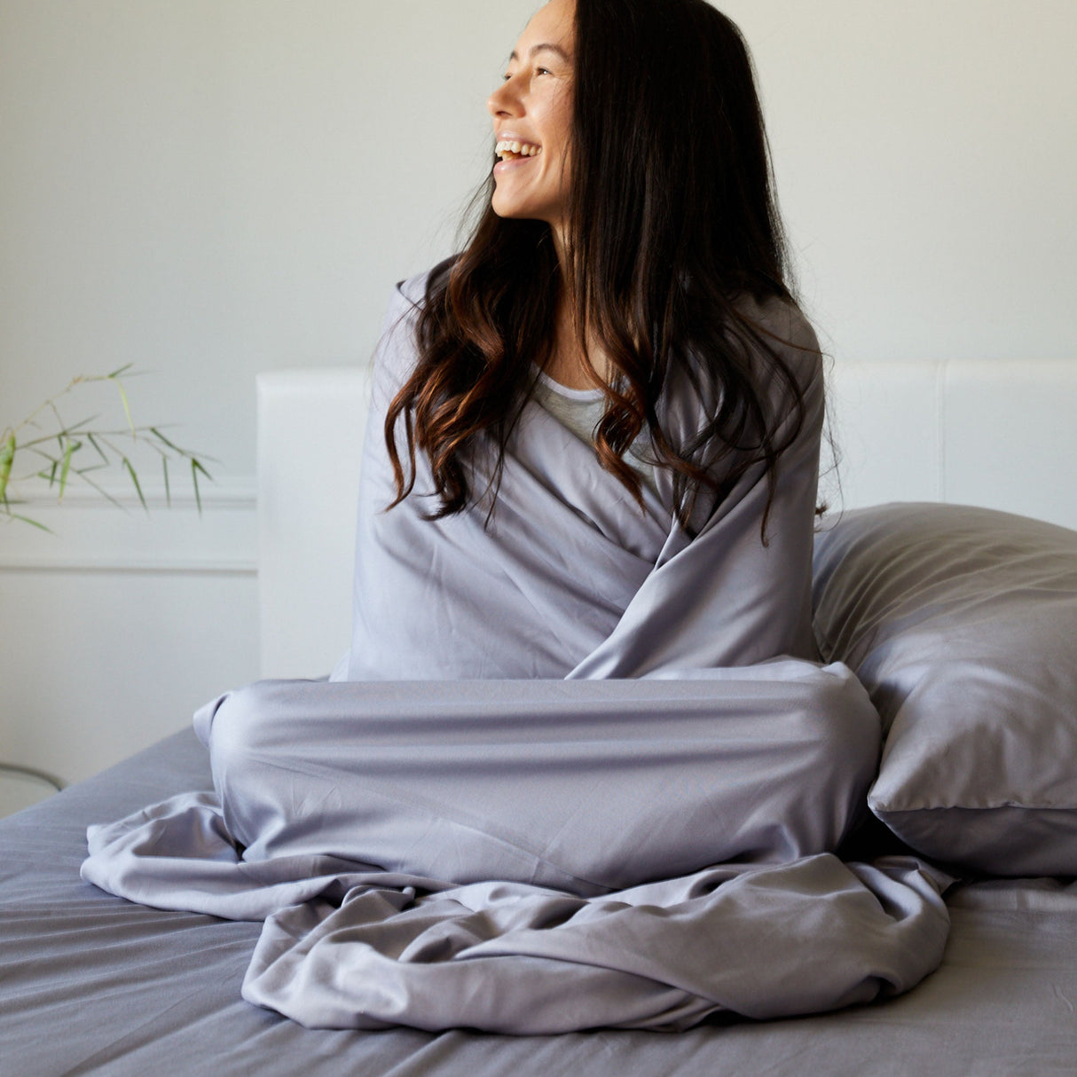Bamboo Bed Sheet Set, Full - Platinum - FINAL SALE