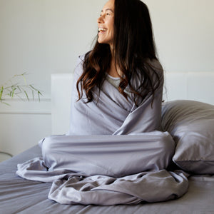 Bamboo Bed Sheet Set, Full - Platinum - FINAL SALE