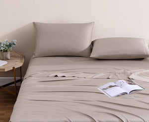 Premium Bamboo Viscose Fitted Sheet Set