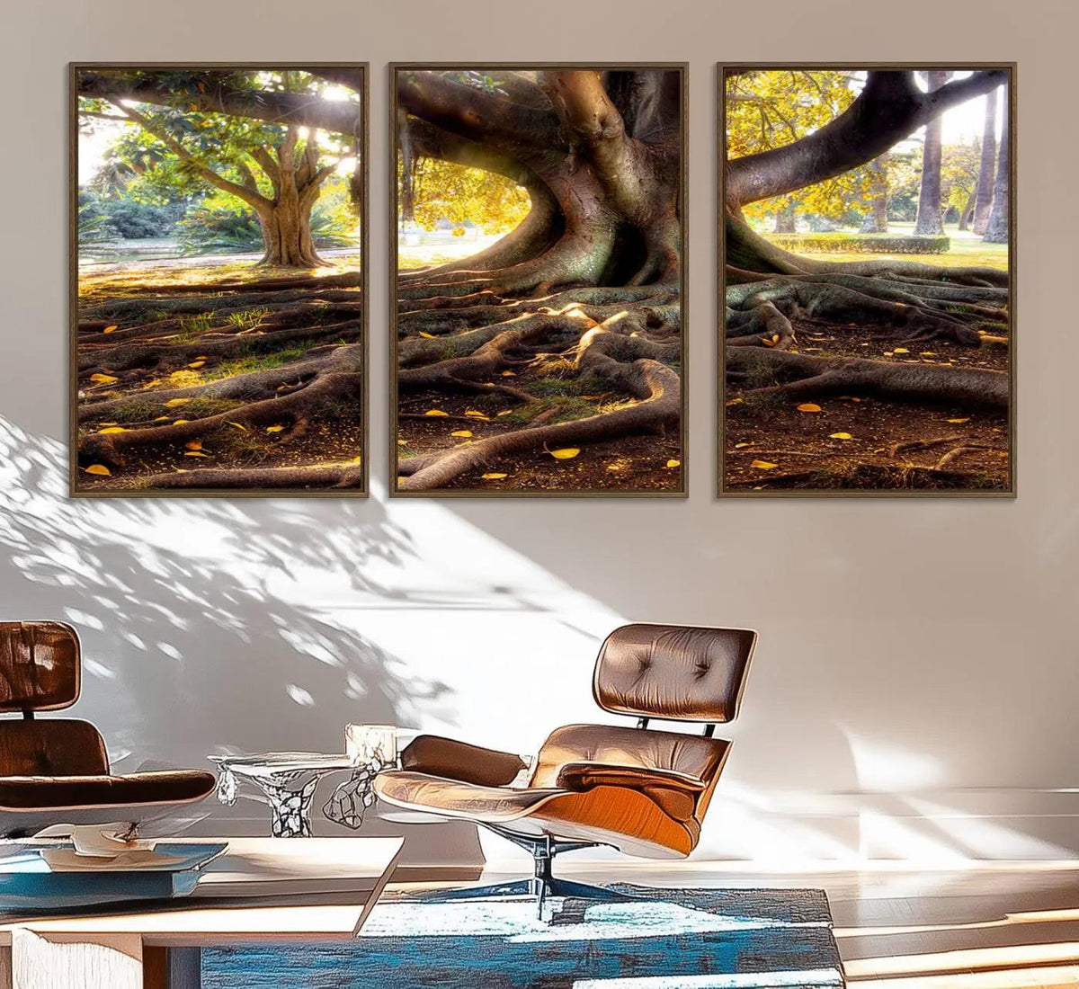 Banyan Tree Canvas Wall Art Print - Majestic Roots and