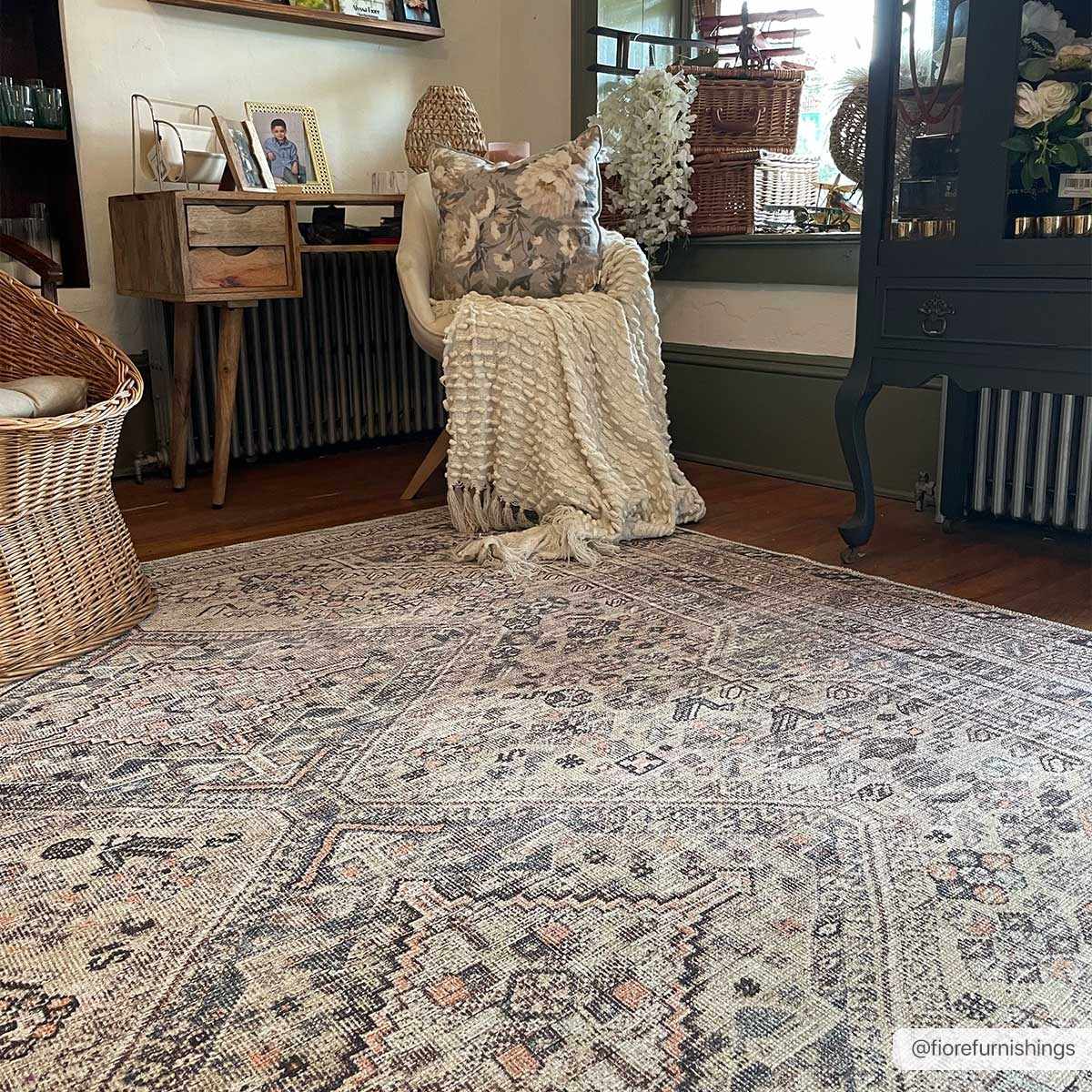 Barny Tan Flat Pile Washable Area Rug by Boutique Rugs – Tuesday Morning