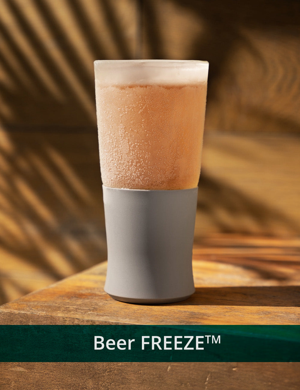 Beer FREEZE™ Cooling Pint – 16 oz - (Set of 6), Varsity blue