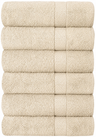 Set of 6 Hotel & Spa 100% Cotton Bath Towels 27x52 Inch