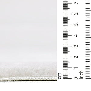 White Plush Area Rug