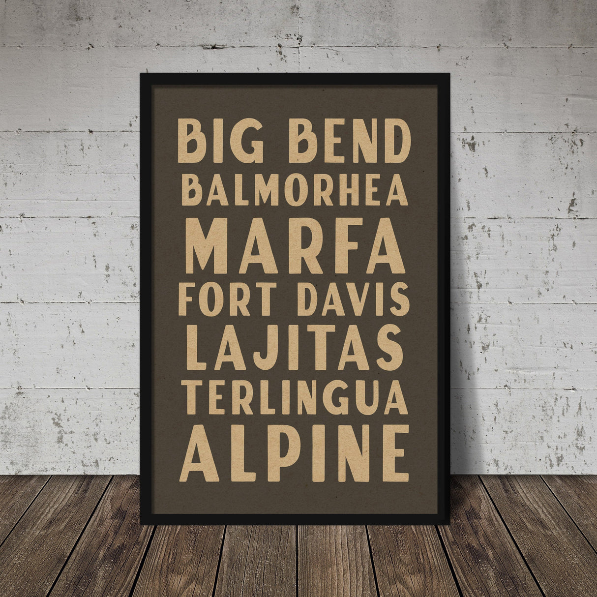 West Texas Subway Scroll