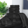 Madison Egyptian Cotton Plush Heavyweight 8 Piece Towel Set - Egyptian Cotton Towel Set by Superior Brand