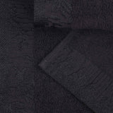 Cotton Floral Jacquard Border Bath Towel Set of 4 - Bath Towel by Superior Brand