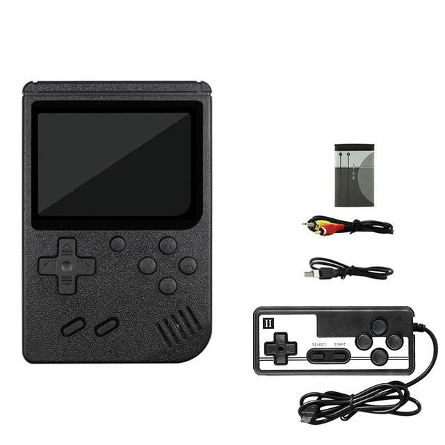 400-In-1 Handheld Game Console with 2 Player Controller & TV Connection