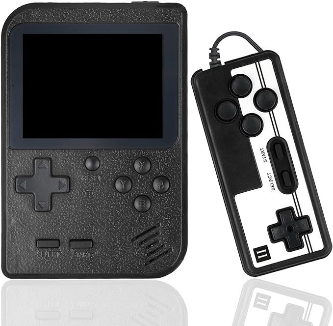 400-In-1 Handheld Game Console with 2 Player Controller & TV Connection