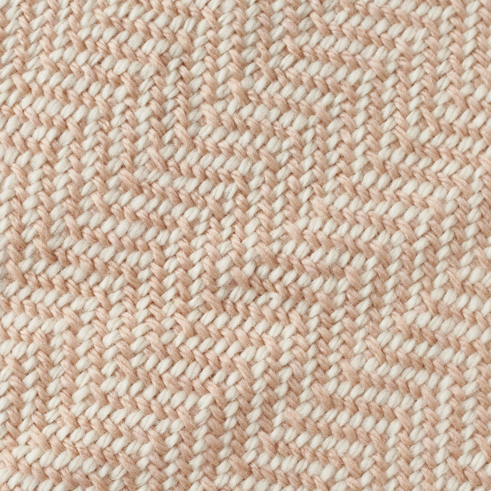 Chevron Pattern Soft Wool Throw Size Blanket
