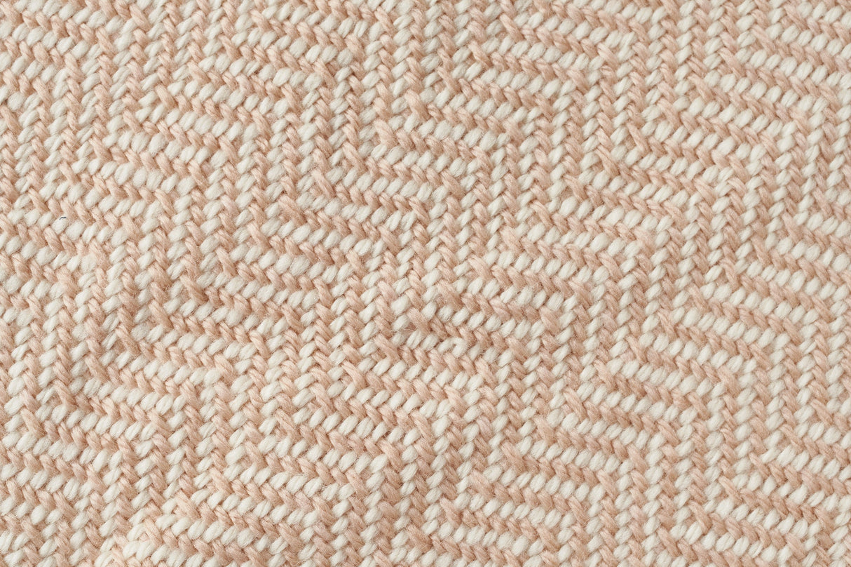 Chevron Pattern Soft Wool Throw Size Blanket