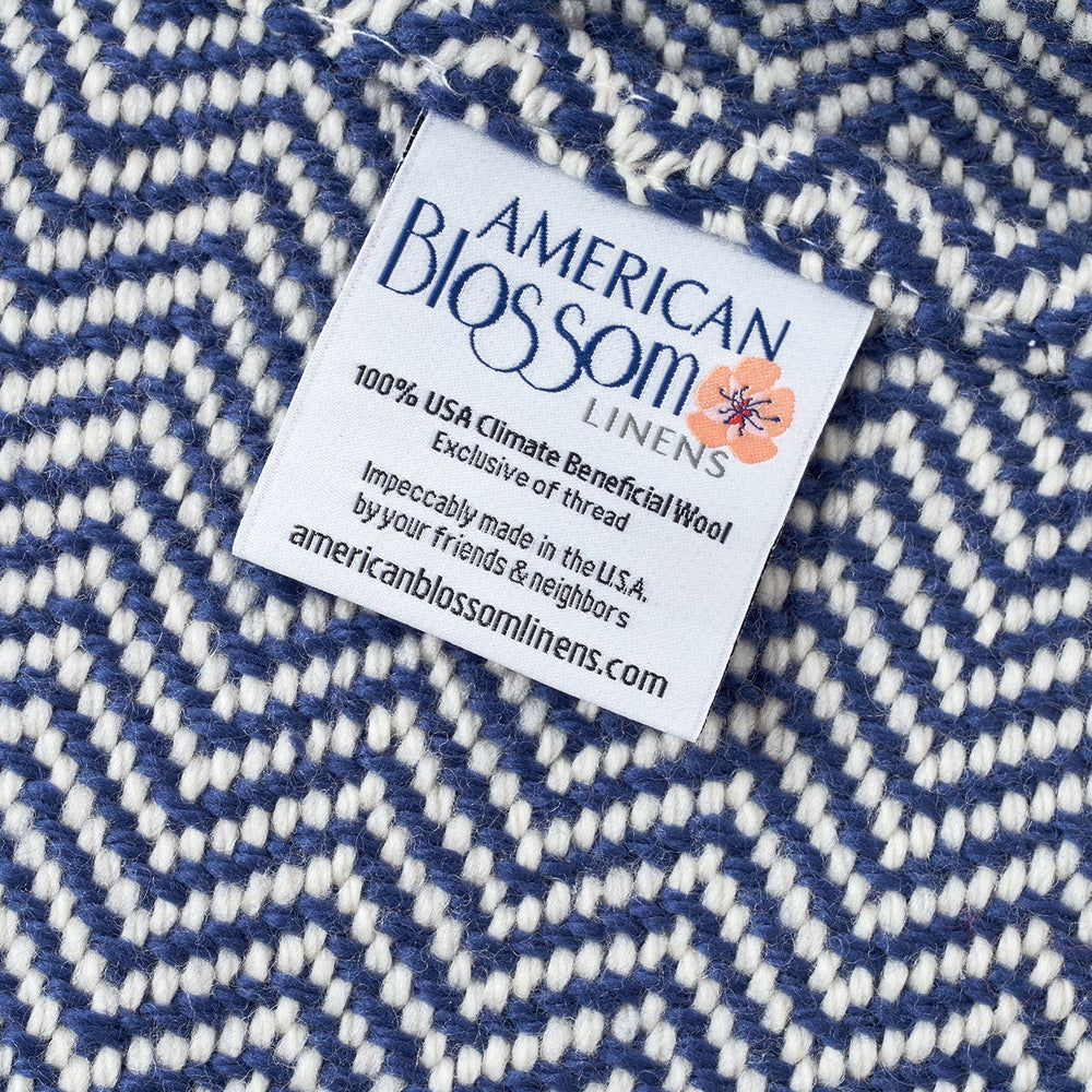Chevron Pattern Soft Wool Throw Size Blanket