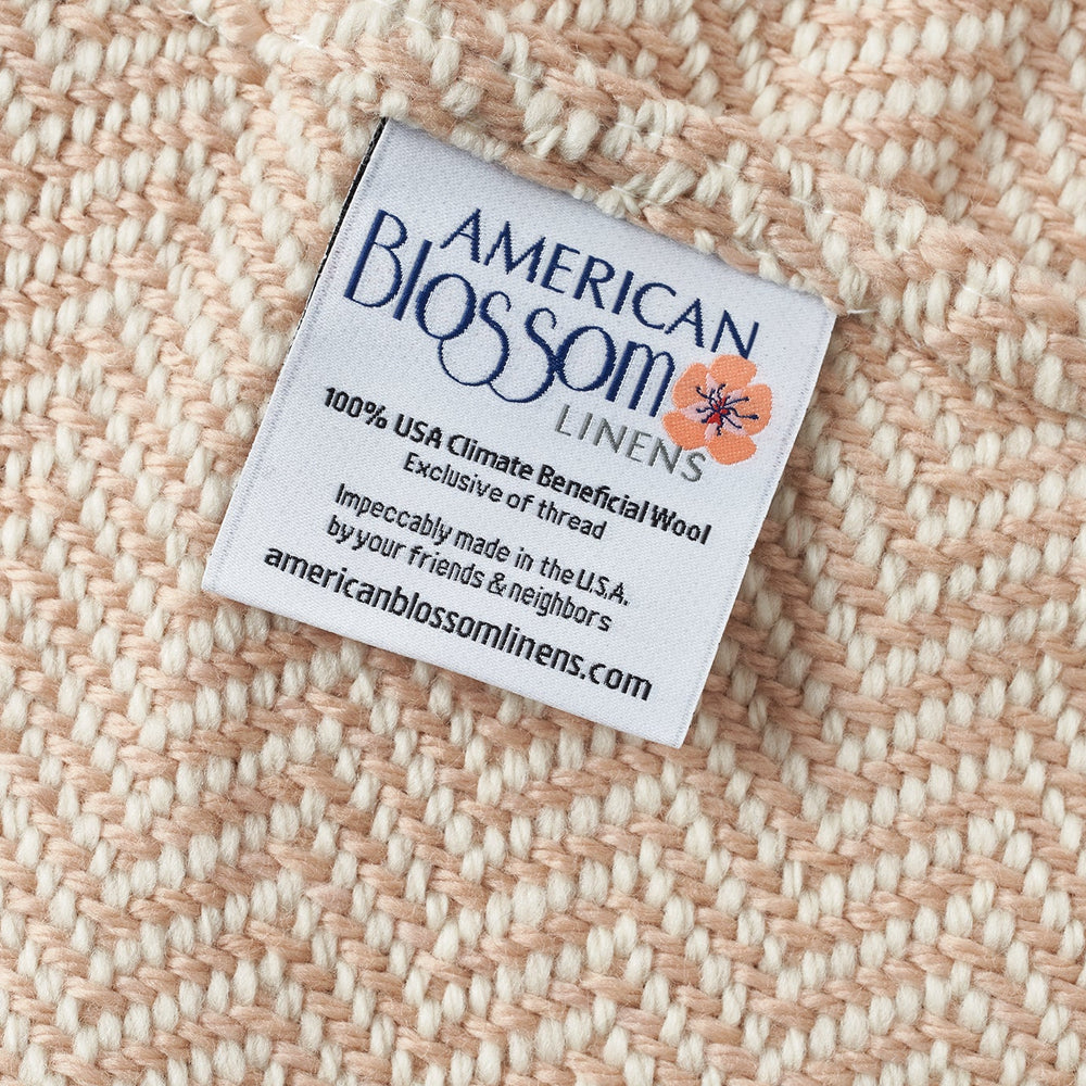 Chevron Pattern Soft Wool Throw Size Blanket