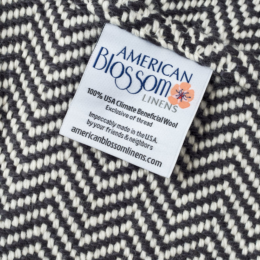 Chevron Pattern Soft Wool Throw Size Blanket