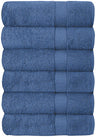 Set of 6 Hotel & Spa 100% Cotton Bath Towels 27x52 Inch